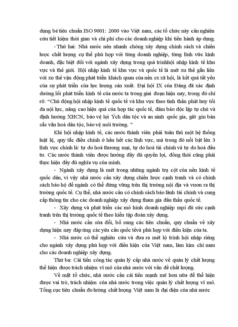 image for page Kế hoạch xây dựng và áp dụng hệ thống quản lý chất lượng theo tiêu chuẩn ISO 9001 2000 tại Công ty Sông Đà 9