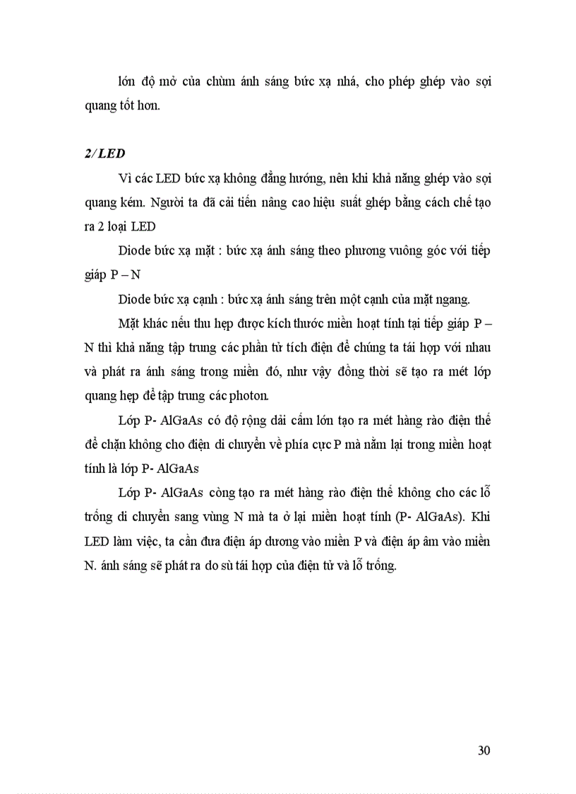 image for page Các đặc tính cơ bản của hệ thống thông tin quang