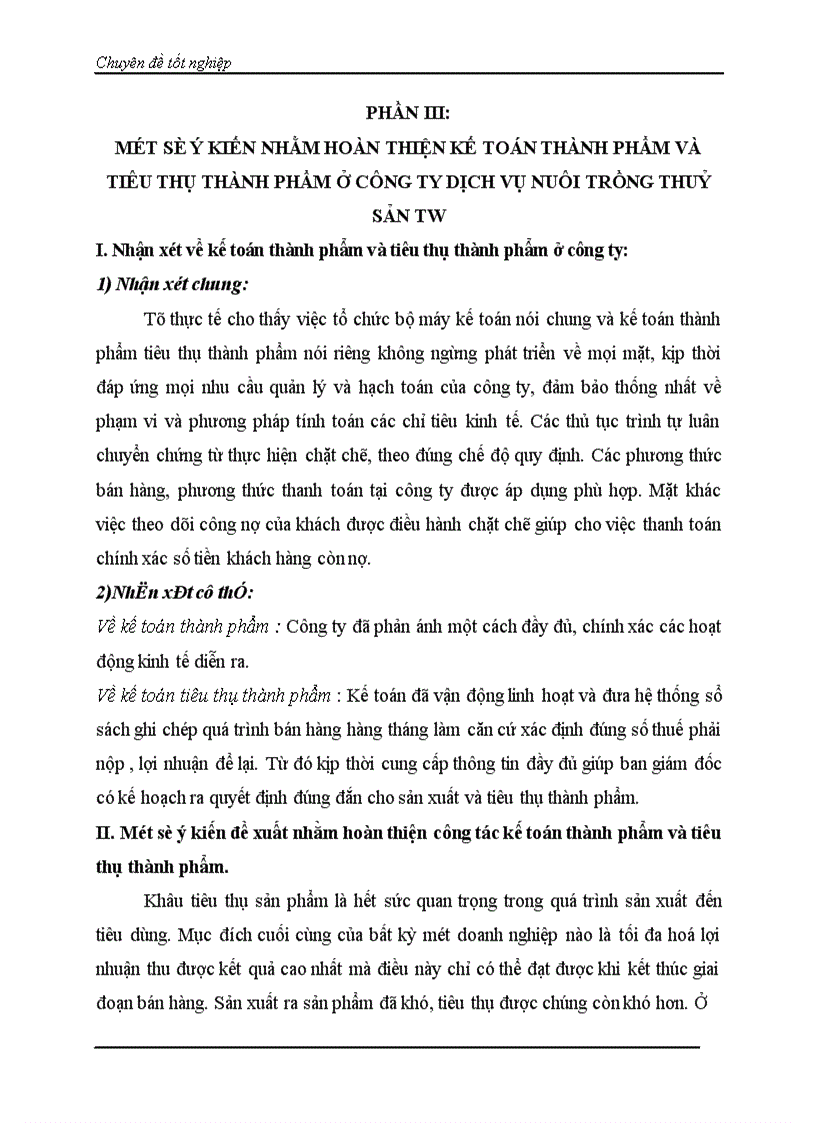image for page Tổ chức kế toán thành phẩm và tiêu thụ thành phẩm tại Công ty dịch vụ nuôi trồng thuỷ sản TW 1