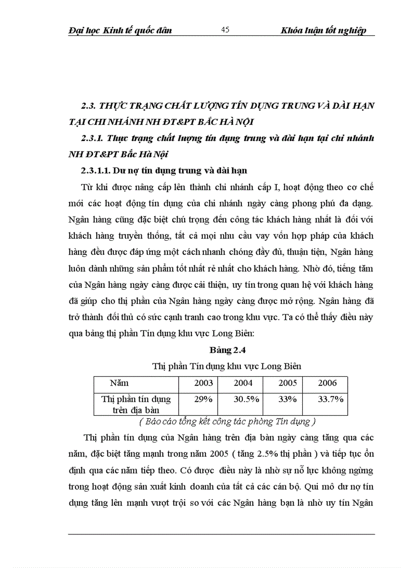 image for page Nâng cao chất lượng hoạt động tín dụng trung và dài hạn tại chi nhánh Ngân hàng Đầu tư và Phát triển Bắc Hà Nội 1