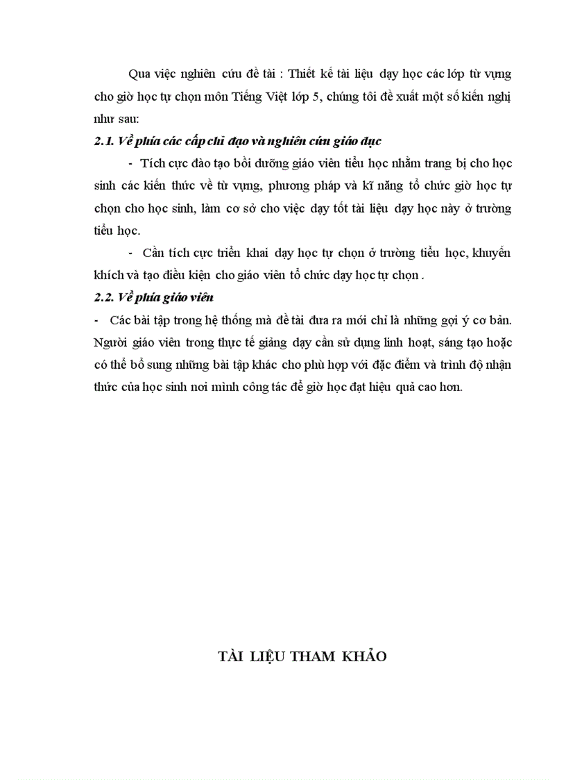 image for page Thiết kế tài liệu dạy học các lớp từ vựng cho giờ học tự chọn môn Tiếng Việt lớp 5 1