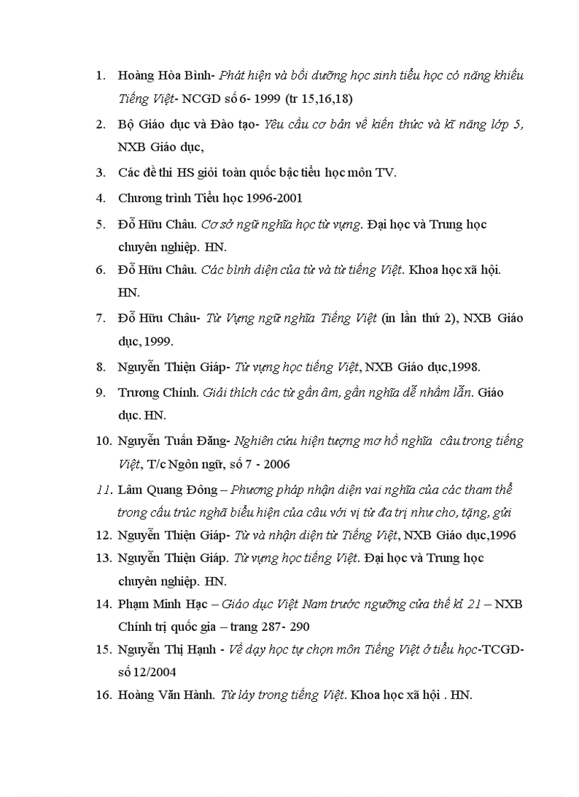 image for page Thiết kế tài liệu dạy học các lớp từ vựng cho giờ học tự chọn môn Tiếng Việt lớp 5 1