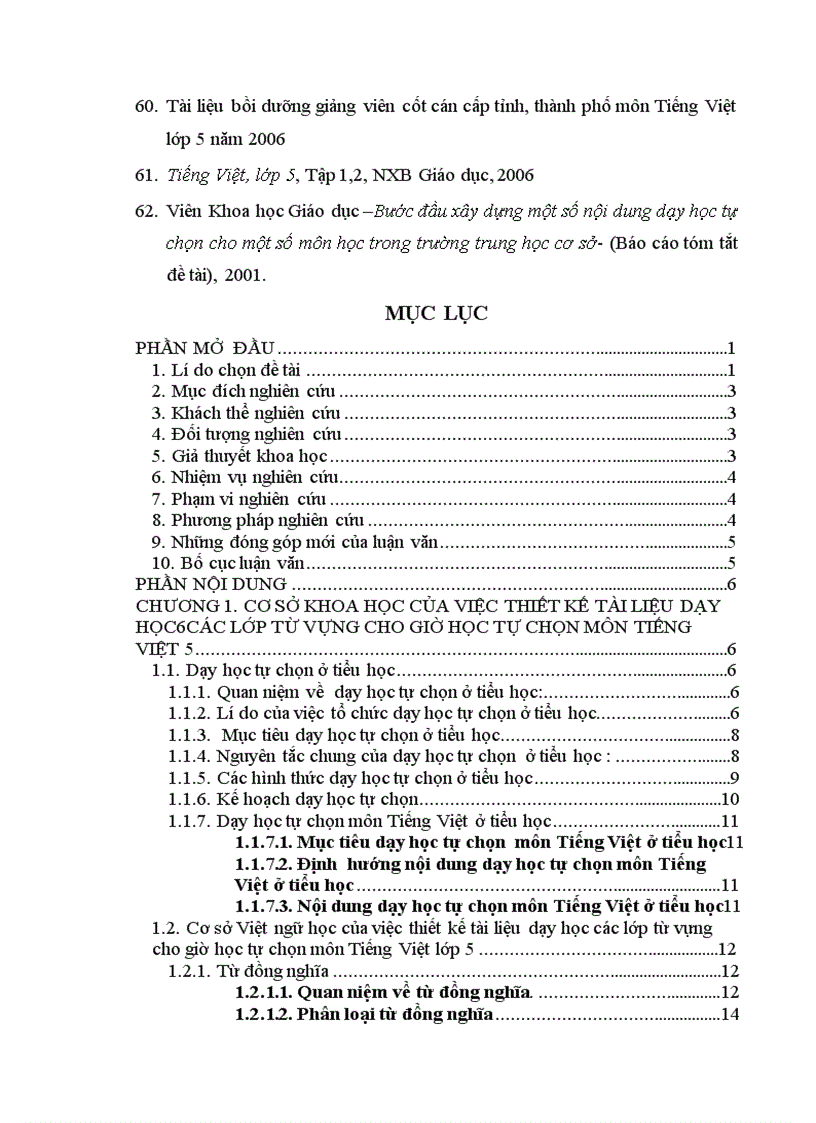 image for page Thiết kế tài liệu dạy học các lớp từ vựng cho giờ học tự chọn môn Tiếng Việt lớp 5 1