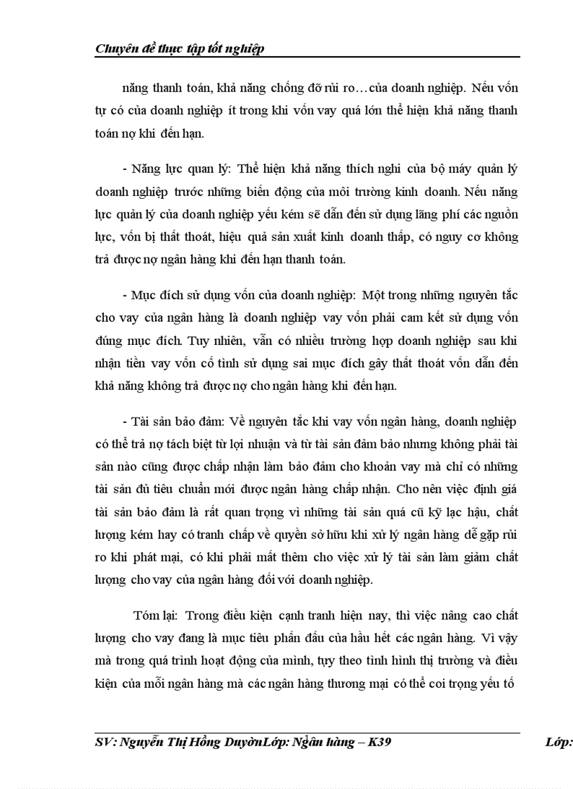 image for page Thực trạng và giải pháp nhằm nâng cao chất lượng cho vay doanh nghiệp tại ngân hàng Eximbank chi nhánh Hà nội 1