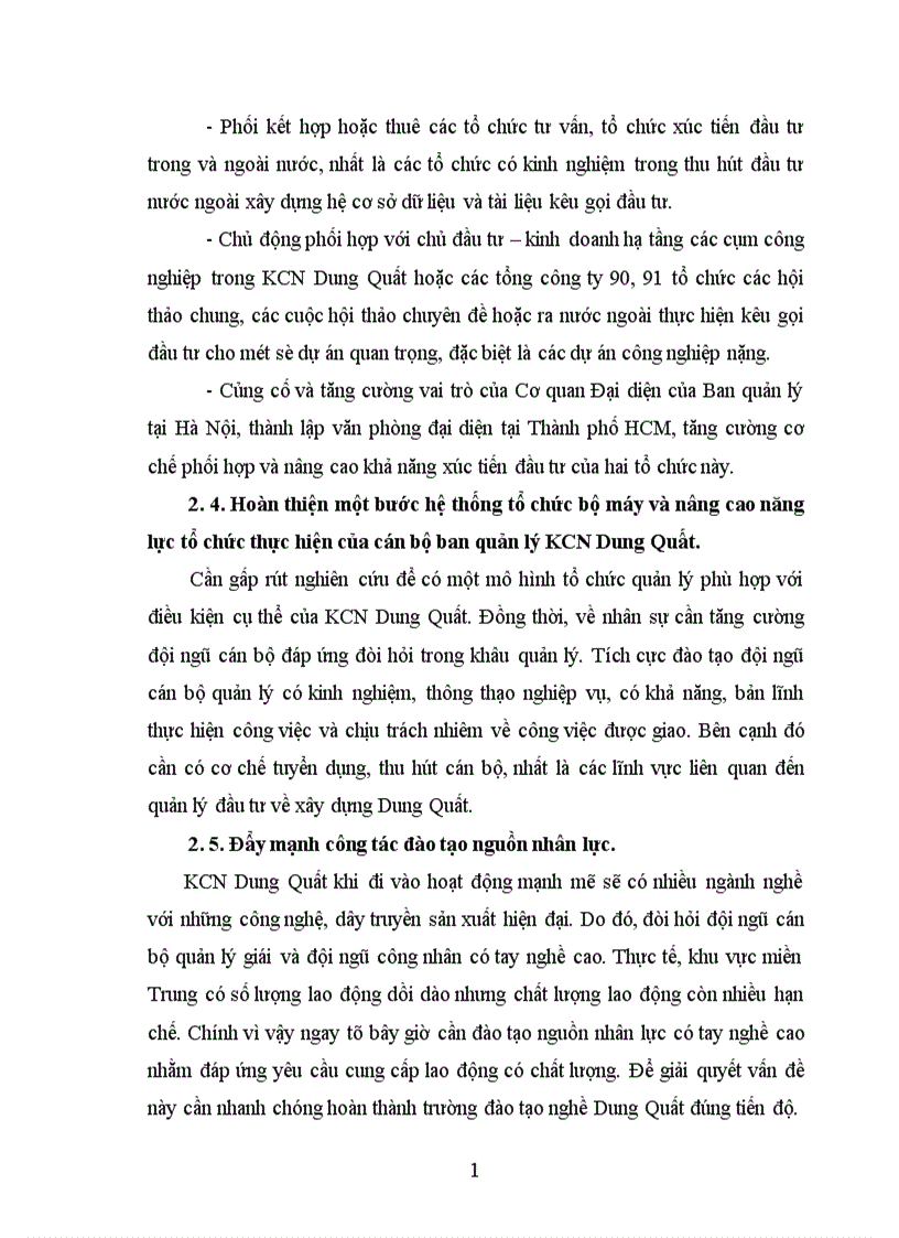 image for page Thực trạng và triển vọng thu hút đầu tư vào KCN Dung Quất 1