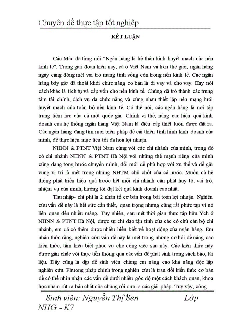 image for page Một số giải pháp nhằm tăng thu nhập tiết kiệm chi phí nâng cao hiệu quả kinh doanh tại NHNN PTNT Hà Nội