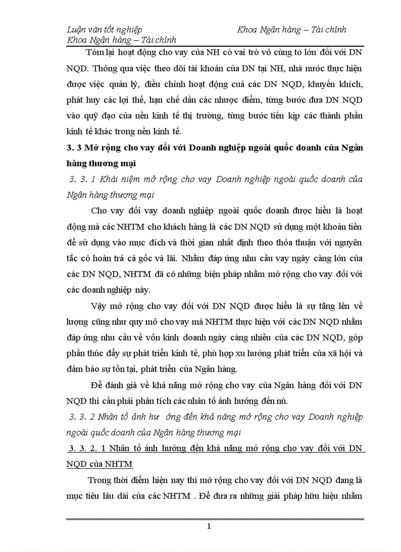 image for page Mở rộng hoạt động cho vay đối với doanh nghiệp ngoài quốc doanh tại chi nhánh ngân hàng công thương Hai Bà Trưng 1