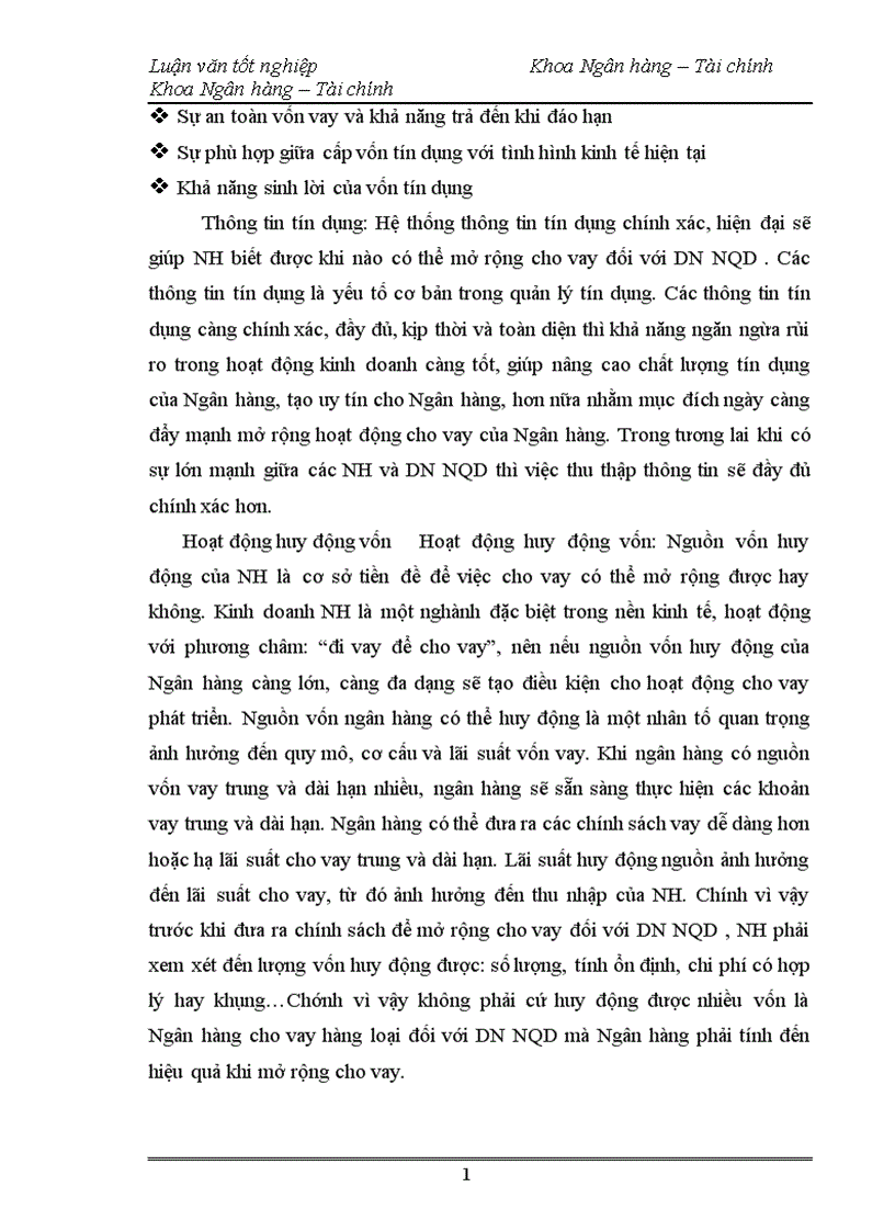 image for page Mở rộng hoạt động cho vay đối với doanh nghiệp ngoài quốc doanh tại chi nhánh ngân hàng công thương Hai Bà Trưng 1