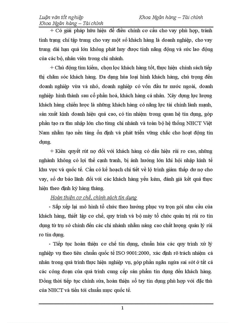 image for page Mở rộng hoạt động cho vay đối với doanh nghiệp ngoài quốc doanh tại chi nhánh ngân hàng công thương Hai Bà Trưng 1