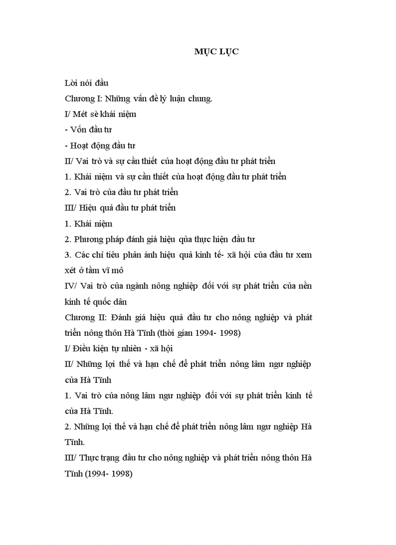 image for page Những giải pháp nâng cao hiệu quả đầu tư cho nông nghiệp và phát triển nông thôn địa bàn Hà Tĩnh 1