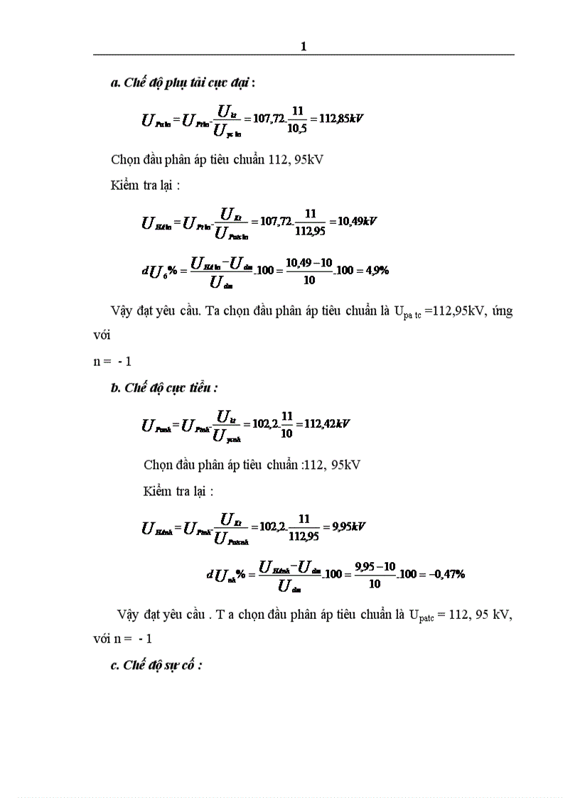 image for page Cân băng công suất tác dụng và công Suất phản kháng 1
