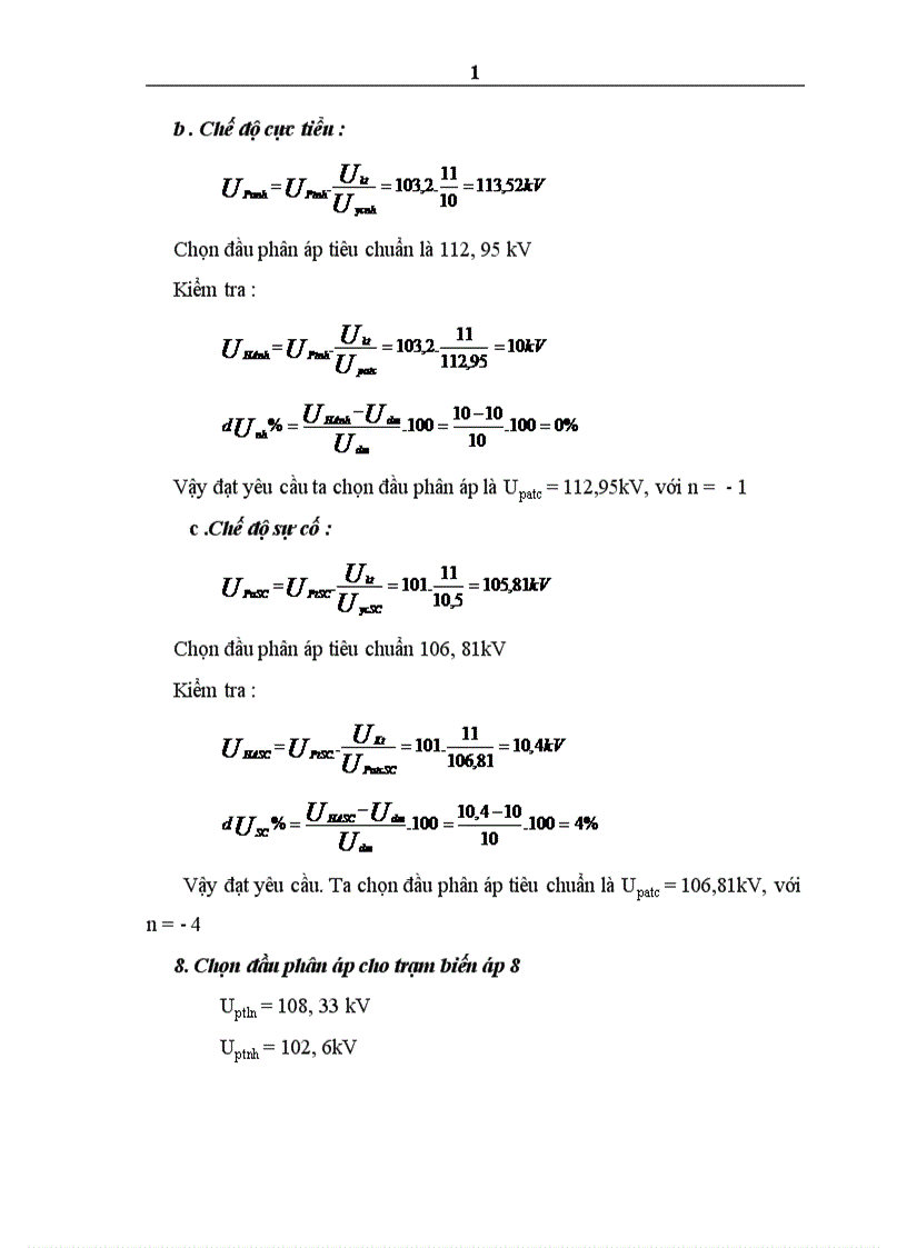 image for page Cân băng công suất tác dụng và công Suất phản kháng 1