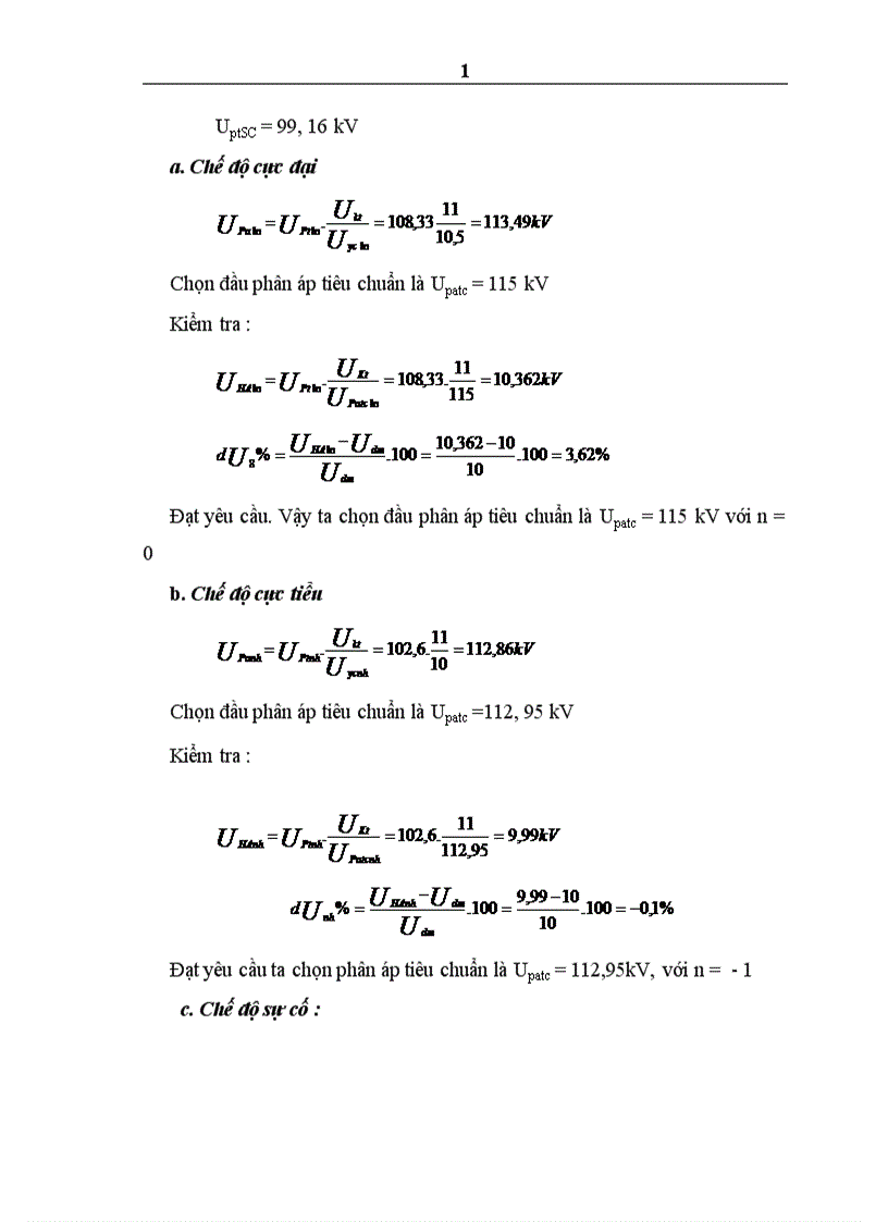 image for page Cân băng công suất tác dụng và công Suất phản kháng 1