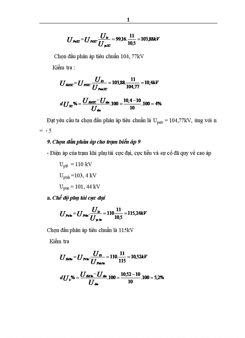 image for page Cân băng công suất tác dụng và công Suất phản kháng 1