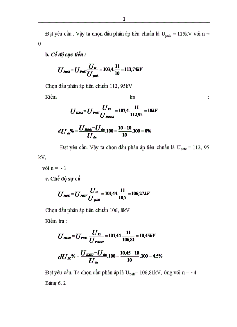 image for page Cân băng công suất tác dụng và công Suất phản kháng 1