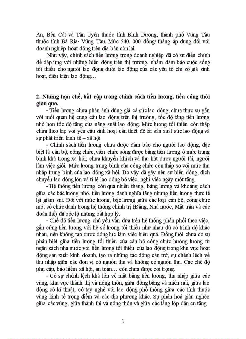 image for page Thực trạng và kiến nghị hoàn thiện hệ thống chính sách tiền lương ở Việt Nam