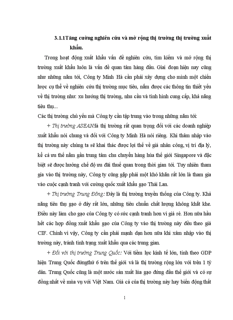 image for page Nâng cao hiệu quả xuất mặt hàng gạo tại Công ty Minh Hà 1