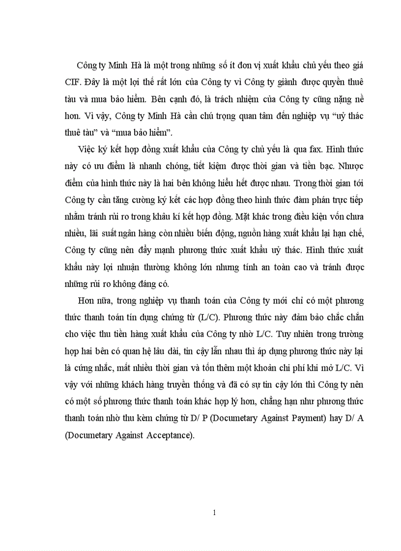 image for page Nâng cao hiệu quả xuất mặt hàng gạo tại Công ty Minh Hà 1