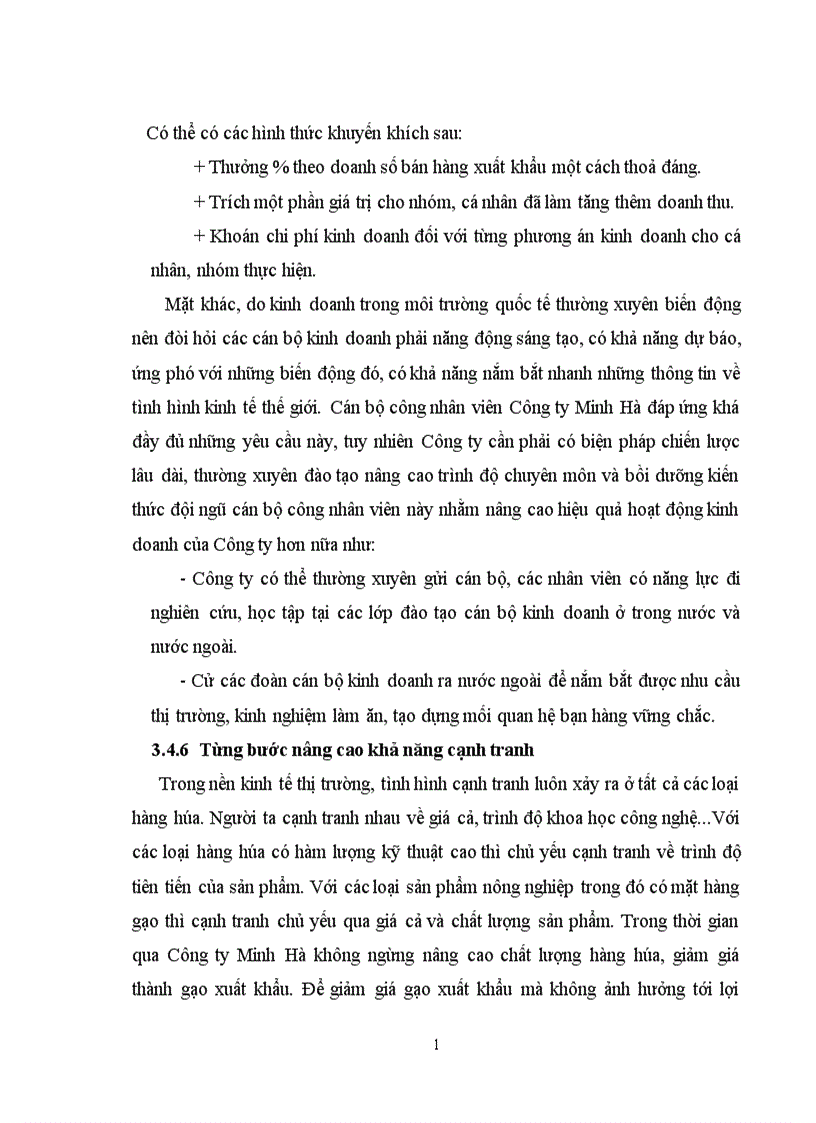 image for page Nâng cao hiệu quả xuất mặt hàng gạo tại Công ty Minh Hà 1