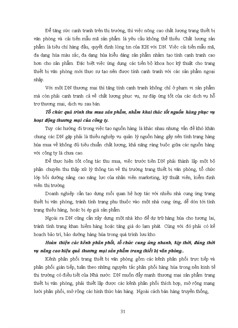 image for page Giải pháp phát triển thương mại sản phẩm trang thiết bị văn phòng của công ty Cổ phần Đầu tư và Thươngmại Thành Đô trên thị trường nội địa