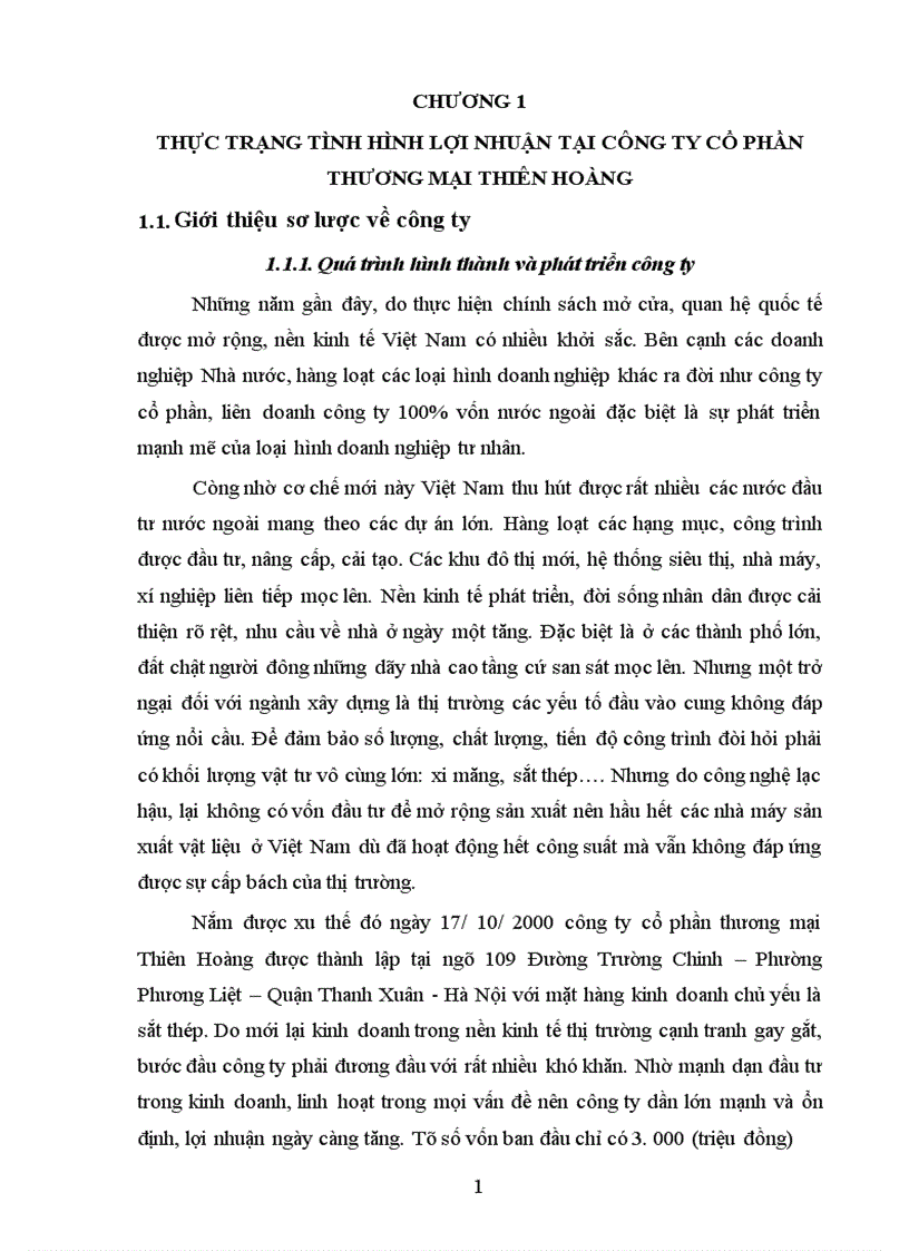 image for page Giải pháp góp phần nhằm tăng lợi nhuận tại công ty cổ phần thương mại Thiên Hoàng