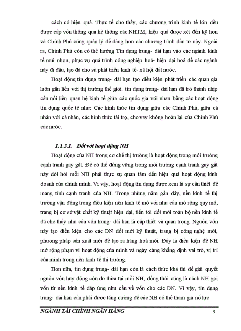 image for page Giải pháp nâng cao hiệu quả tín dụng trung dài hạn tại Ngân Hàng đầu tư và phát triển việt nam 1