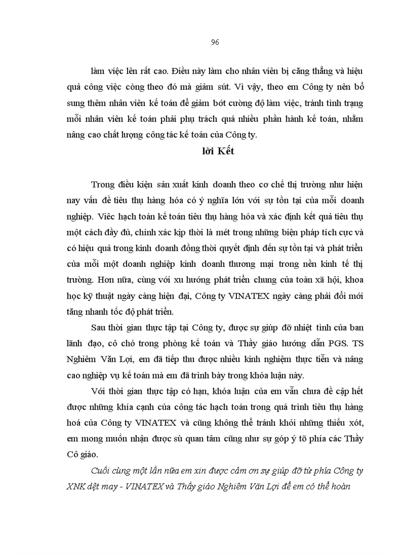 image for page Hoàn thiện hạch toán tiêu thụ hàng hoá và kết quả tiêu thụ tại Công ty XNK dệt may VINATEX 1