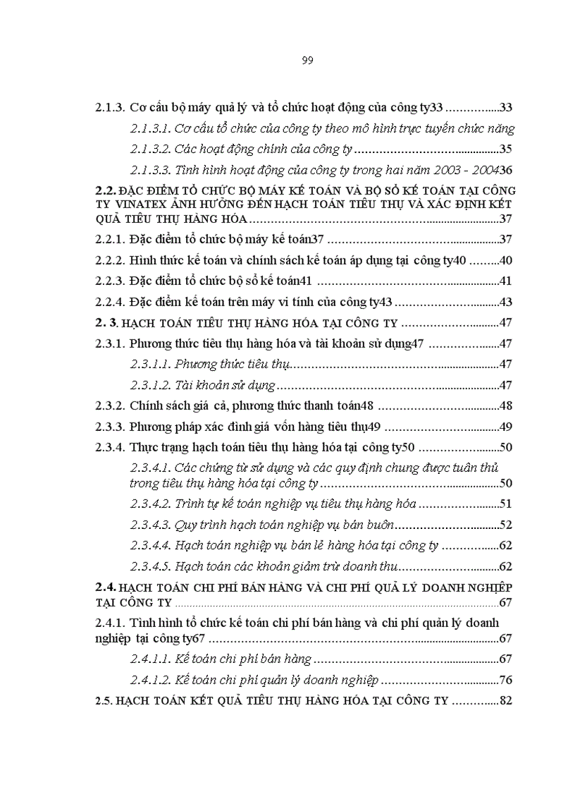 image for page Hoàn thiện hạch toán tiêu thụ hàng hoá và kết quả tiêu thụ tại Công ty XNK dệt may VINATEX 1