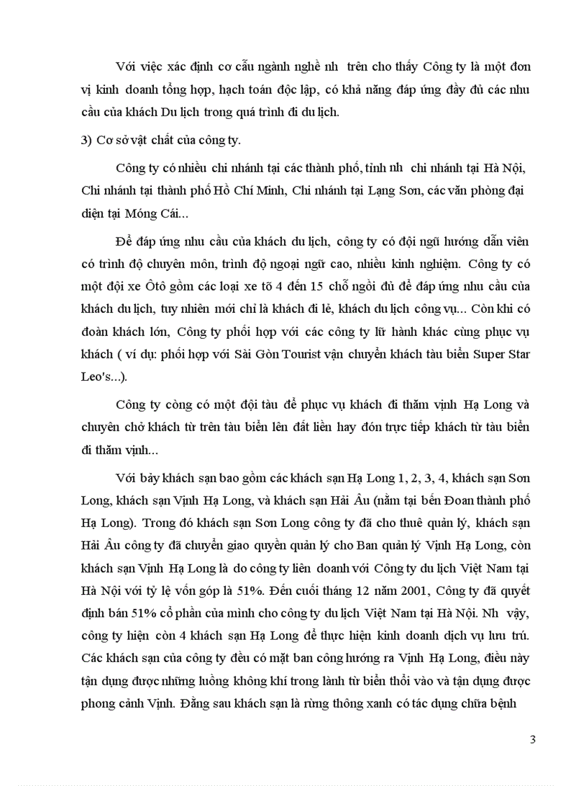 image for page Báo cáo thực tập tại Công ty du lịch Quảng Ninh