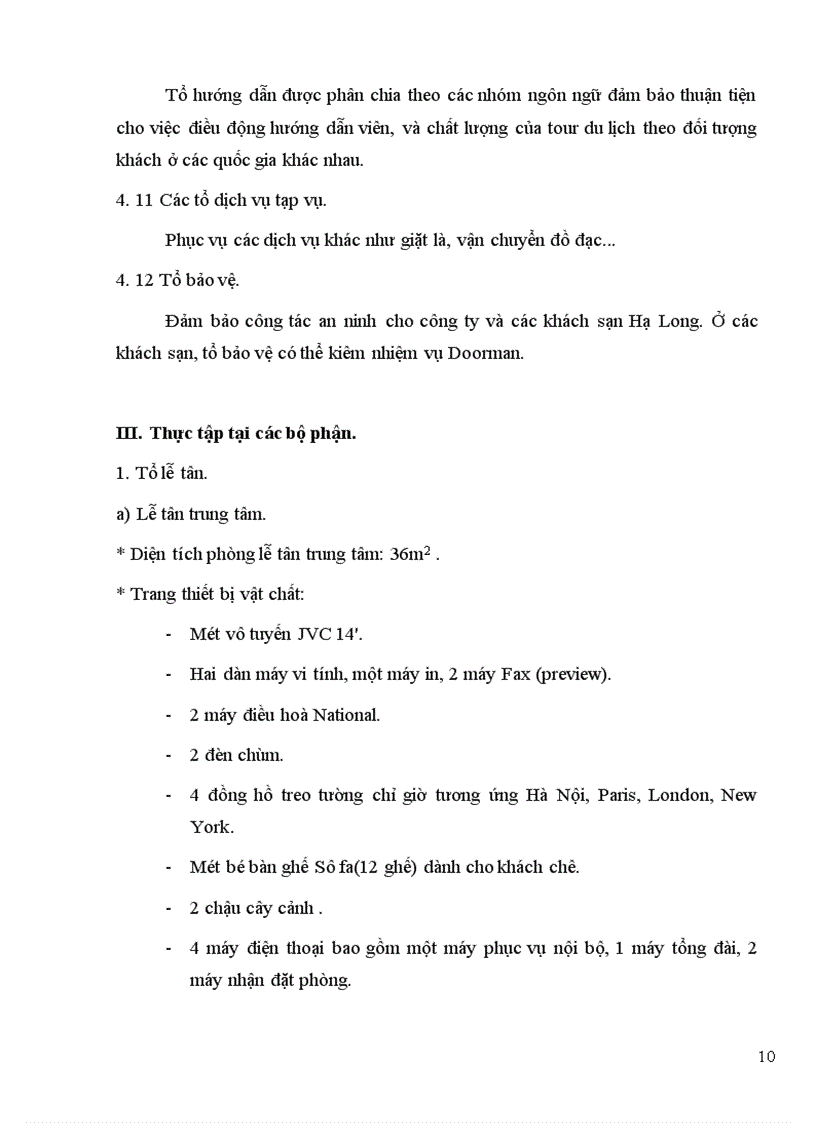 image for page Báo cáo thực tập tại Công ty du lịch Quảng Ninh