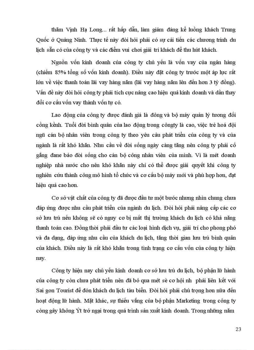 image for page Báo cáo thực tập tại Công ty du lịch Quảng Ninh