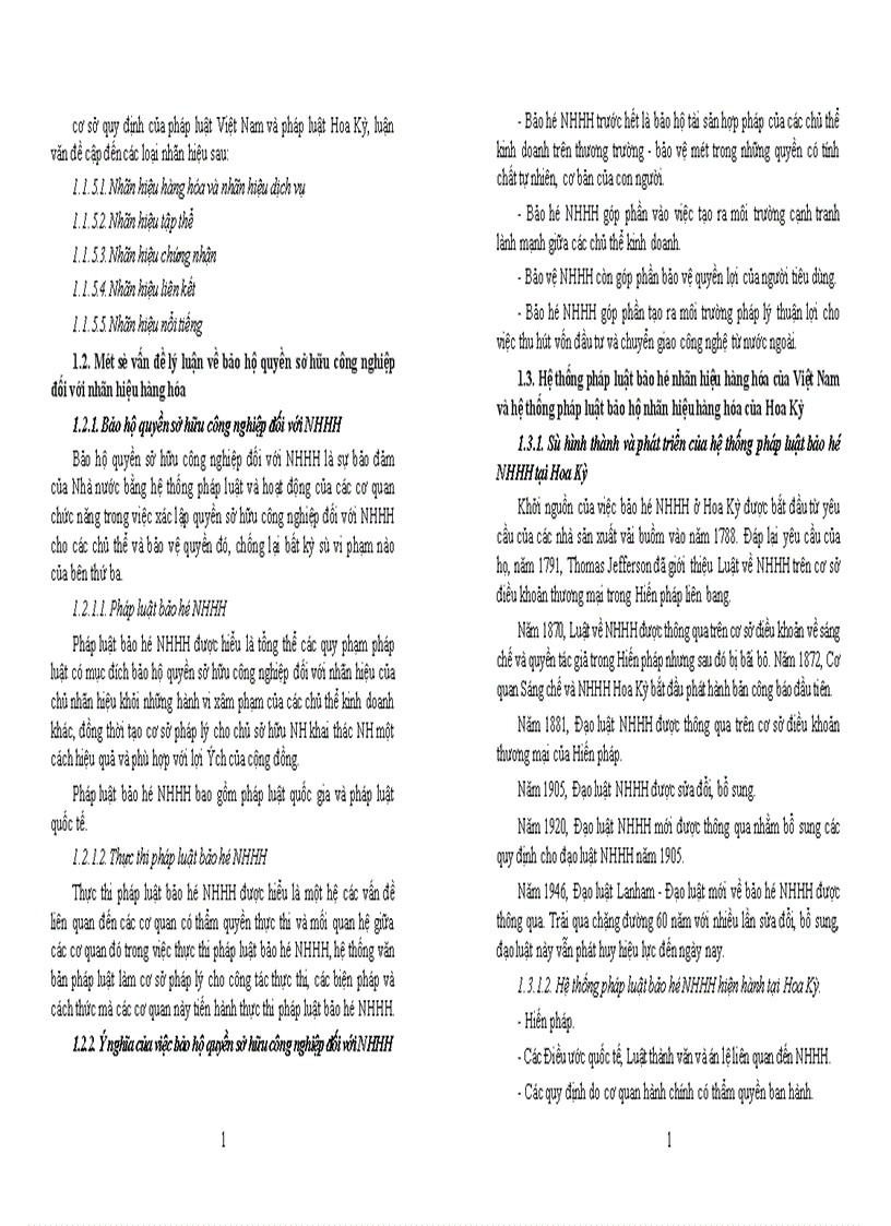 image for page Nội dung cơ bản của pháp luật Việt Nam và pháp luật Hoa Kỳ về bảo hộ nhãn hiệu hàng hóa