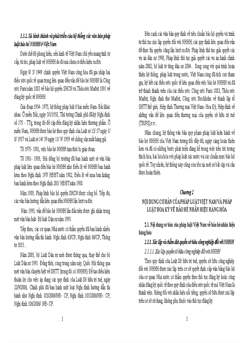 image for page Nội dung cơ bản của pháp luật Việt Nam và pháp luật Hoa Kỳ về bảo hộ nhãn hiệu hàng hóa