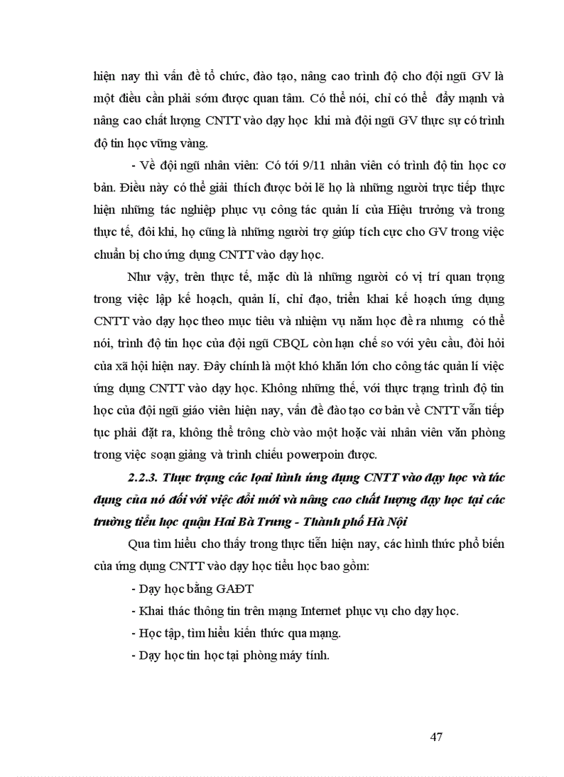 image for page Biện pháp quản lý hoạt động ứng dụng công nghệ thông tin vào dạy học trong các trường tiểu học quận Hai Bà Trưng Thành phố Hà Nội