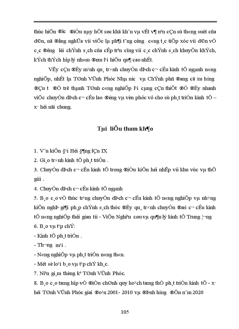 image for page Thực trạng về chuyển dịch cơ cấu kinh tế ngành nông nghiệp tỉnh Vĩnh Phúc