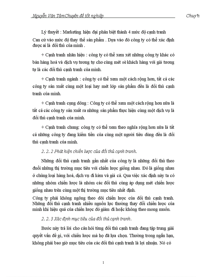 image for page Thị trường và Giải pháp cạnh tranh bằng chiến lược khác biệt hoá sản phẩm của Công ty Tân Hồng Hà