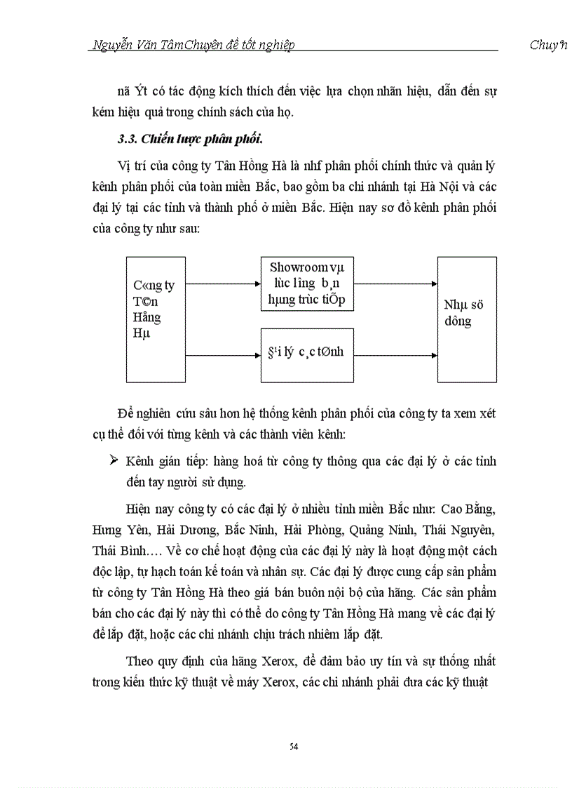 image for page Thị trường và Giải pháp cạnh tranh bằng chiến lược khác biệt hoá sản phẩm của Công ty Tân Hồng Hà