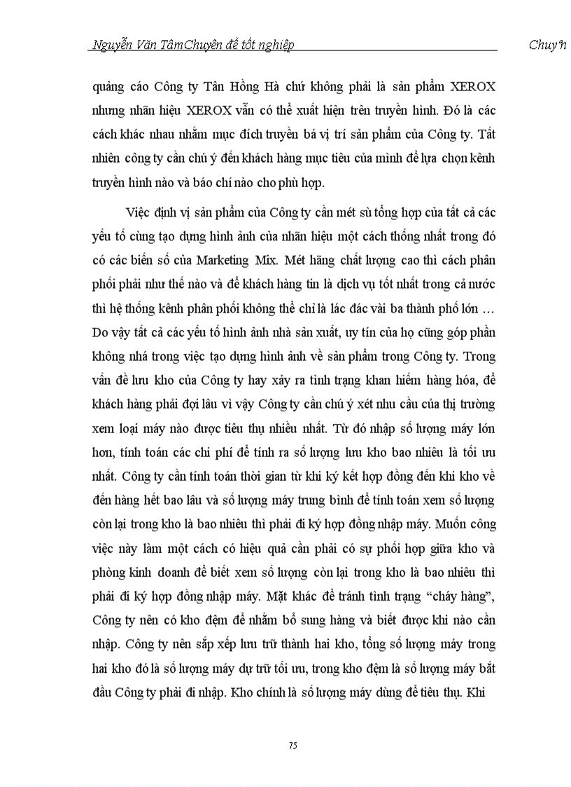 image for page Thị trường và Giải pháp cạnh tranh bằng chiến lược khác biệt hoá sản phẩm của Công ty Tân Hồng Hà