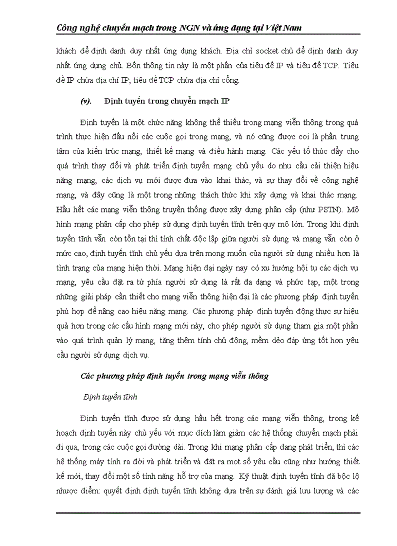 image for page Mô hình triển khai mạng M NGN tại việt nam và tổ chức mạng NGN của VNPT