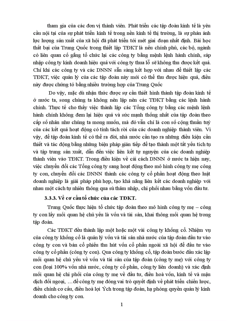 image for page Quá trình hình thành và phát triển các tập đoàn kinh tế nhà nước ở Trung Quốc các giải pháp chính sách có liên quan cũng như những thành tựu đã đạt được những hạn chế còn tồn tại của mô hình tập đoàn này nhằm rút ra những bài học kinh nghiệm cho Việt Nam