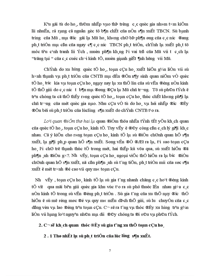 image for page Toàn cầu hoá kinh tế và hội nhập kinh tế quốc tế của Việt Nam