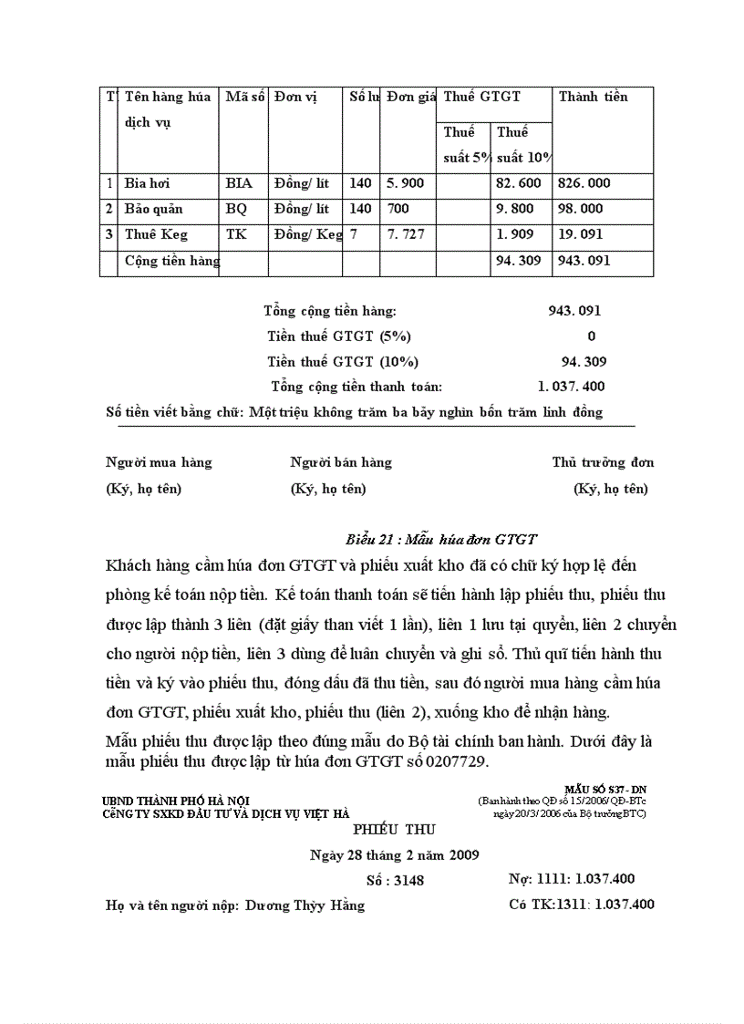 image for page Hoàn thiện hạch toán tiêu thụ thành phẩm và xác định kết quả kinh doanh tại công ty sản xuất kinh doanh đầu tư và dịch vụ Việt Hà 1