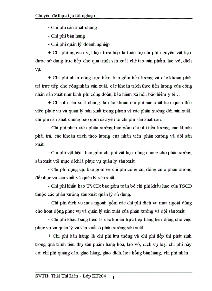 image for page Hoạch toán chi phí sản xuất và tính giá thành sản phẩm 1