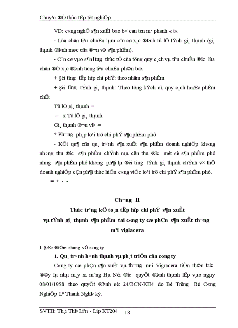 image for page Hoạch toán chi phí sản xuất và tính giá thành sản phẩm 1