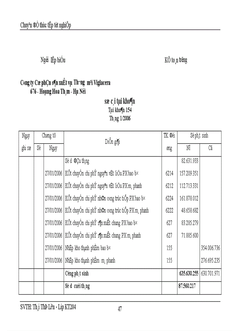 image for page Hoạch toán chi phí sản xuất và tính giá thành sản phẩm 1