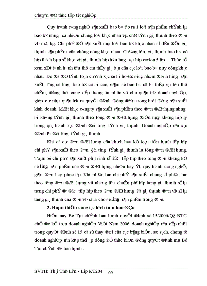 image for page Hoạch toán chi phí sản xuất và tính giá thành sản phẩm 1