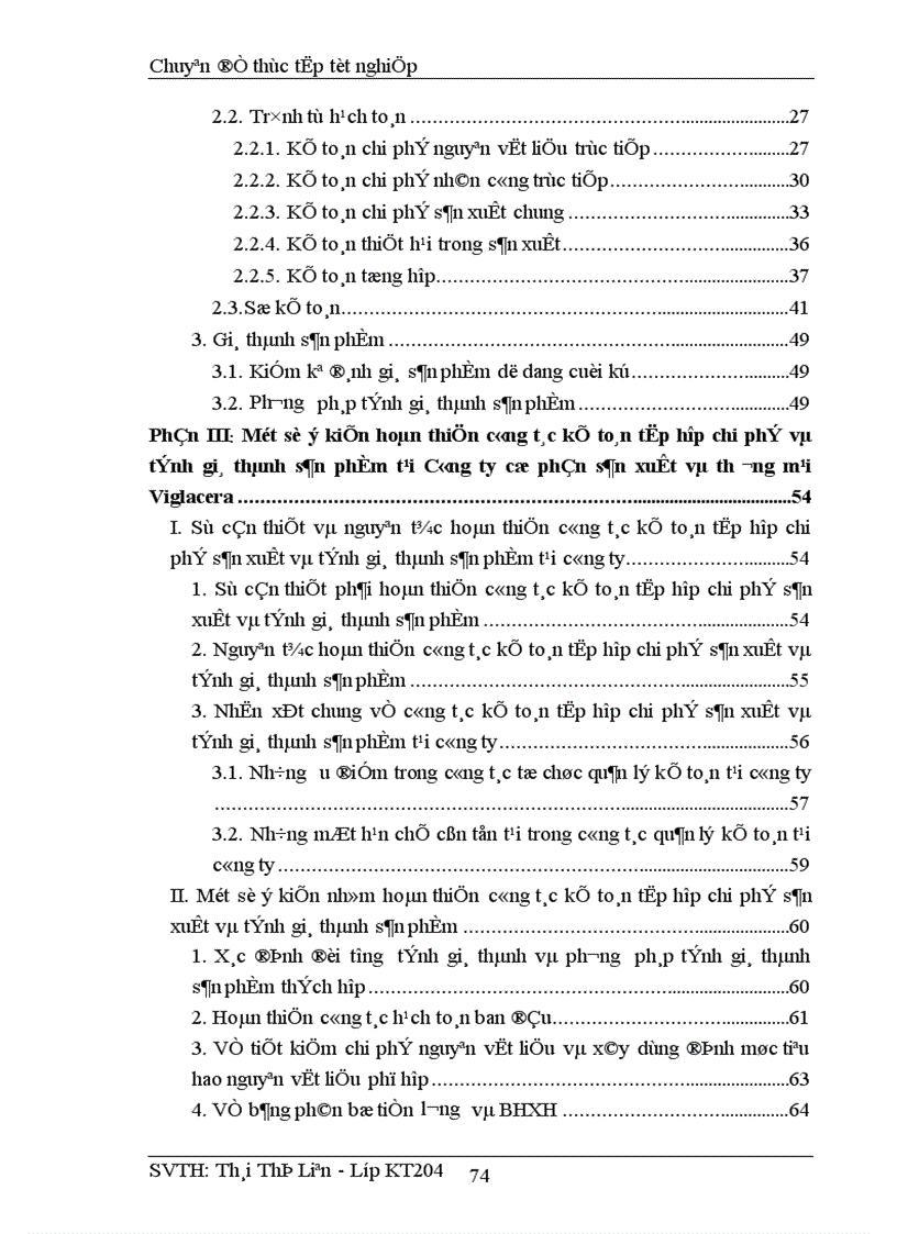 image for page Hoạch toán chi phí sản xuất và tính giá thành sản phẩm 1