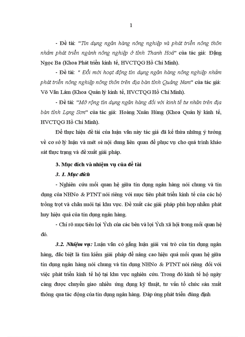 image for page Quan hệ giữa Tín dụng ngân hàng nông nghiệp và phát triển nông thôn với Nông hộ ở khu vực miền núi phía Bắc tỉnh Quảng Nam 1