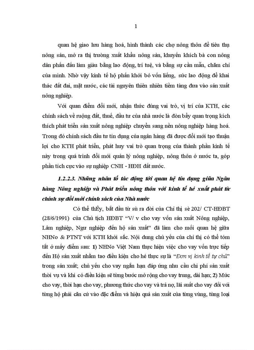 image for page Quan hệ giữa Tín dụng ngân hàng nông nghiệp và phát triển nông thôn với Nông hộ ở khu vực miền núi phía Bắc tỉnh Quảng Nam 1