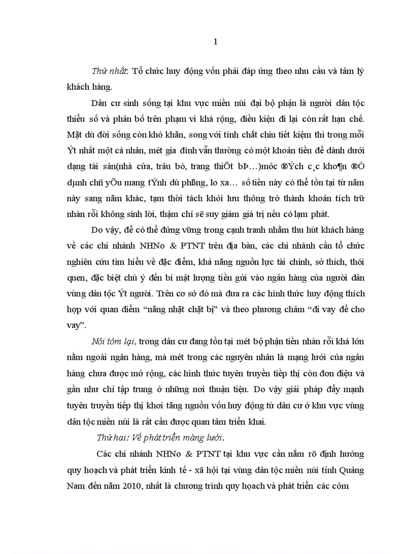 image for page Quan hệ giữa Tín dụng ngân hàng nông nghiệp và phát triển nông thôn với Nông hộ ở khu vực miền núi phía Bắc tỉnh Quảng Nam 1